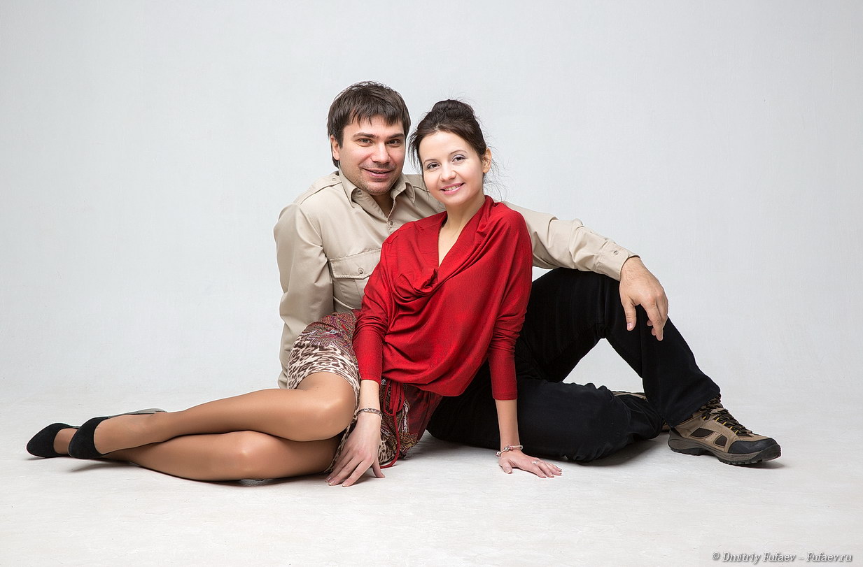 Сергей и Анна фотосъемка в студии - фотограф Дмитрий Фуфаев