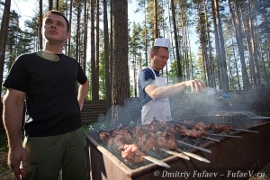 Фотосъемка корпоратива в лесу