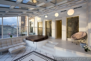 Интерьеры мансарды