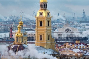 Питер с высоты, высотный СПБ, Петропавловская крепость вид на стрелку Васильевского острова,купить фото виды Санкт-Петербурга