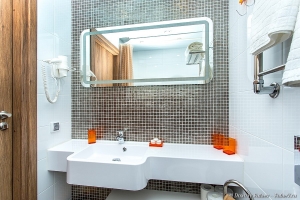 Апарт - отель YES. Ванная. Интерьерный фотограф Дмитрий Фуфаев.