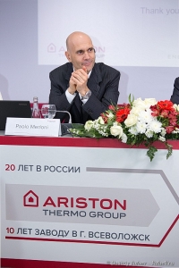 Портрет Paolo Merloni, Executive Chairman, Ariston Thermo Group  Паоло Мерлони, Председатель Совета Директоров, Аристон Термо Групп фото Дмитрия Фуфаева