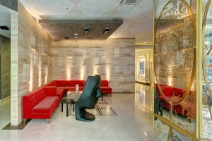 Холл кинотеатра Гранд Палас в СПб, фотограф интерьеров Дмитрий Фуфаев