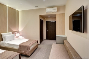 Бутик-отель. Двухместный номер с двумя кроватями. Фотосъемка интерьеров Дмитрий Фуфаев.