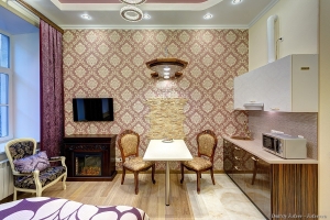 Интерьеры номера с камином. Фотосъемка отеля Дмитрий Фуфаев.