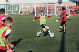 Спортивная фотосъемка. Футбол. Тренировка детской группы. Фотограф Дмитрий Фуфаев.