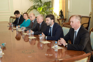 Визит делегации ОАЭ в Санкт-Петербург. Деловая встреча с представителями Санкт-Петербургского государственного экономического университета. Фотограф на деловую встречу Дмитрий Фуфаев.