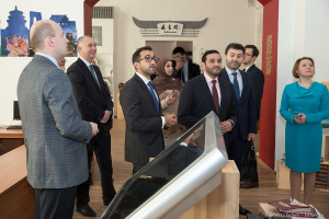 Посещение китайской библиотеки в Университете. Фотограф на мероприятие Дмитрий Фуфаев.