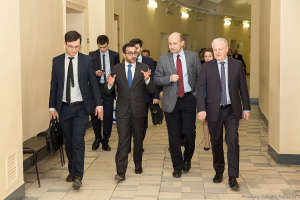 Фахим Аль-Касими в Санкт-Петербургском государственном экономическом университете. Фотограф сопровождения делегации ОАЭ на деловое мероприятие Дмитрий Фуфаев.