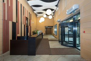 фото Стойка регистрации и холл Аvenue Аpart . Архитектурная и интерьерная Фотосъемка. Фотограф Дмитрий Фуфаев.