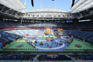 фото Церемония открытия соревнований на Кубок Конфедераций FIFA 2017 на стадионе «Санкт-Петербург Арена» в Санкт-Петербурге. Фотограф  Дмитрий Фуфаев.