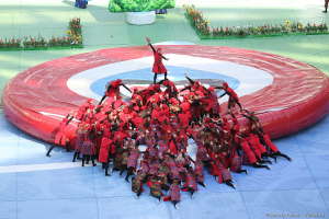 Церемония открытия соревнований на Кубок Конфедераций FIFA 2017 на стадионе «Санкт-Петербург Арена» в Санкт-Петербурге. Фотограф  Дмитрий Фуфаев.