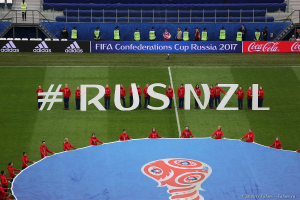 фото Кубок конфедераций - 2017. Поле перед матчем Россия - Новая Зеландия - 2:0. Фотограф Дмитрий Фуфаев.