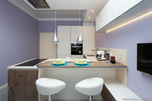 Фото Обеденная зона. Интерьерная фотосъемка кухни. Фотосъемка недвижимости и интерьеров. Фотограф Дмитрий Фуфаев.