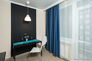 Фото Обеденная зона. Кухня. Интерьерная фотосъемка квартиры.  Фотограф Дмитрий Фуфаев.