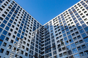 Дневная фотосъемка фасадов жилого дома. Архитектурный фотограф Дмитрий Фуфаев.