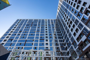 Архитектурная фотосъемка фасадом ЖК 