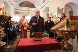 Мощи святой мученицы Татианы принесены в Санкт-Петербург. Фото Дмитрия Фуфаева.