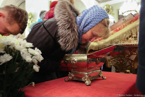 Мощи святой мученицы Татианы принесены в Санкт-Петербург. Фото Дмитрия Фуфаева.