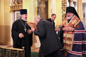 Мощи святой мученицы Татианы принесены в Санкт-Петербург. Фото Дмитрия Фуфаева.