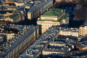Фотосъемка с вертолета. Санкт-Петербург с птичьего полета. Достопримечательности города на Неве с необычных ракурсов. Аэрофотосъемка.  Фотограф Дмитрий Фуфаев.