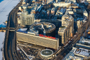Аэрофотосъемка.  Зимний Санкт-Петербург с птичьего полета. Необычные виды Санкт-Петербурга. Фотограф Дмитрий Фуфаев.