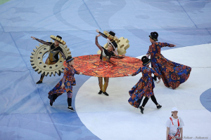 Фотосъемка церемонии закрытия Кубка Конфедераций в Санкт-Петербурге на стадионе Зенит Арена. Фотограф Дмитрий Фуфаев.