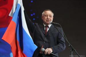 Полномочный представитель Президента РФ в СЗФО Александр Беглов на празднике Новруз - Байрам в Санкт-Петербурге. Фотограф Дмитрий Фуфаев.
