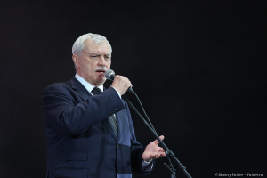 Губернатор Санкт-Петербурга Георгий Полтавченко на празднике Новруз - Байрам в Санкт-Петербурге. Фотограф Дмитрий Фуфаев.