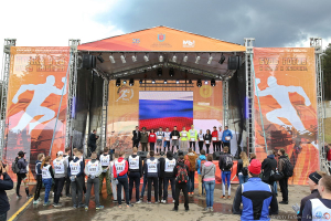 Торжественная церемония открытия Гонки ГТО «Путь Победы». Фотограф Дмитрий Фуфаев.