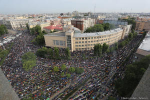 Праздник  Ураза-Байрам 15.06.2018 в  Санкт-Петербурге.  Фотограф Дмитрий Фуфаев.