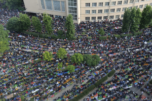 Праздник  Ураза-Байрам 15.06.2018 в  Санкт-Петербурге.  Фотограф Дмитрий Фуфаев.