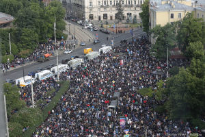 Праздник  Ураза-Байрам 15.06.2018 в  Санкт-Петербурге.  Фотограф Дмитрий Фуфаев.