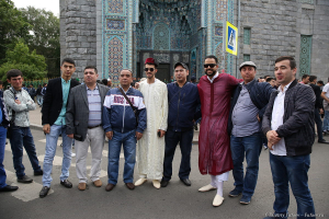 Праздник  Ураза-Байрам 15.06.2018 в  Санкт-Петербурге.  Фотограф Дмитрий Фуфаев.