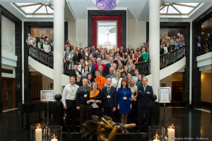 Групповой портрет руководителей и сотрудников Subway  в Санкт-Петербурге на ежегодном собрании франчайзи 2017 год. Фотограф на мероприятие Дмитрий Фуфаев.