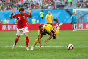 Фотосъемка ЧМ по футболу 2018. Матч за 3е место. Бельгия - Англия.  Фотограф Дмитрий Фуфаев.