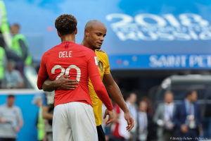 Прощание игроков. Фотосъемка ЧМ по футболу 2018. Матч за 3е место. Бельгия - Англия. Стадион Зенит-Арена в Санкт-Петербурге.    Фотограф Дмитрий Фуфаев.