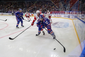 Чемпионат КХЛ сезона 2018-2019. СКА (Санкт-Петербург) - «Спартак» (Москва) 14.09.2018г. Хоккей. Фотограф Дмитрий Фуфаев.