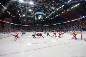 Санкт-Петербург. Ледовый дворец. Чемпионат КХЛ сезона 2018-2019. СКА (Санкт-Петербург) - «Спартак» (Москва) 14.09.2018г. Хоккей. Фотограф Дмитрий Фуфаев.