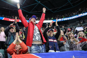 Чемпионат КХЛ сезона 2018-2019. СКА (Санкт-Петербург) - «Спартак» (Москва) 14.09.2018г. Санкт-Петербург. Ледовый дворец.  Хоккей. Фотограф Дмитрий Фуфаев.