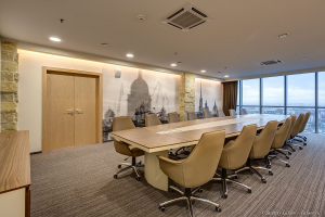 Фотосъемка интерьеров офиса в БЦ Лидер Тауэр. Фотограф Дмитрий Фуфаев.