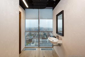 Фотосъемка интерьеров офисных помещений в БЦ Лидер Тауэр в Санкт-Петербурге. Фотограф Дмитрий Фуфаев.