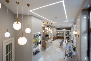 Интерьер салона красоты - фотосъемка интерьера. Дизайн Татьяна Сазонова. Фотограф Дмитрий Фуфаев.