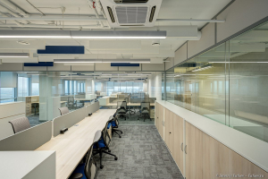 Офисные помещения в БЦ Литер Тауэр - фотосъемка интерьеров. Фотограф Дмитрий Фуфаев.