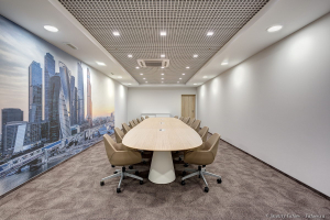 Интерьерная фотосъемка офисных помещений в БЦ Лидер Тауэр. Фотограф Дмитрий Фуфаев.