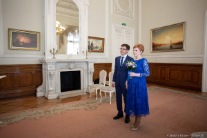 Свадьба в Санкт-Петербурге. Церемония во дворце бракосочетания. Жених и Невеста.  Свадебный фотограф Дмитрий Фуфаев.