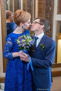 Свадебная фотосессия во дворце. Жених и невеста. Фотограф на свадьбу Дмитрий Фуфаев.