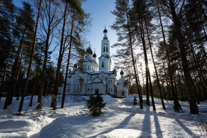 Храм в Зеленогорске.  Фотограф на венчание Дмитрий Фуфаев.