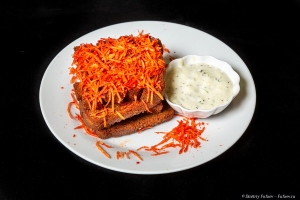 Фотосъемка блюд для меню на черном фоне. Фотограф Дмитрий Фуфаев.