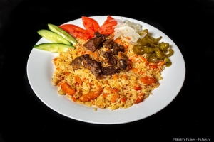 Фотосъемка блюд для меню на черном фоне. Фотограф Дмитрий Фуфаев.